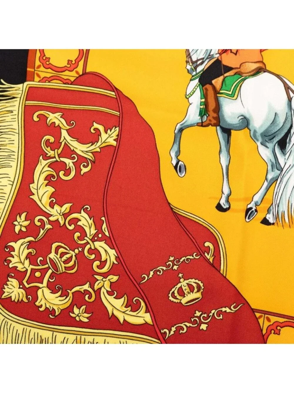 Hermes Carre 90 Real Escuela Andaluza Del Arte Royal Andalusian Equestrian Scarf